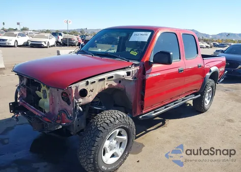 2002 Toyota Tacoma Base V6 из США, поврежденный, VIN 5TEHN72N32Z073517